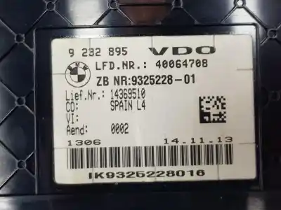 Автозапчастина б/у панель інструментів для bmw 4 coupé (f32, f82) 435 d xdrive посилання на oem iam 62109325228  62105a03a40