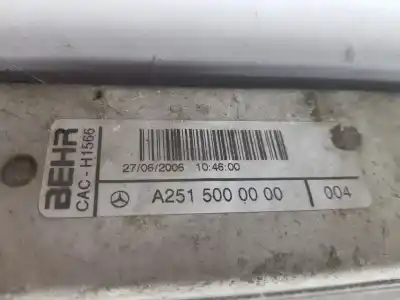Автозапчасти б/у интеркулер за clase c clase r 3.0 cdi ссылки oem iam a2515000000  a2515000000