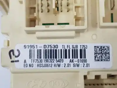 Автозапчастина б/у реле/запоперівник для hyundai tucson (tl, tle) 1.6 gdi посилання на oem iam 91951d7530  91951d7530
