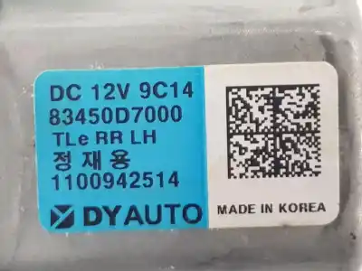 Автозапчастина б/у двиг скла задне ліво для hyundai tucson (tl, tle) 1.6 gdi посилання на oem iam 83450d7000  83450d7000