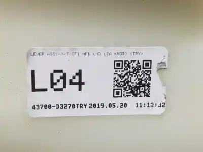 Автозапчасти б/у рычаг переключения передач за hyundai tucson (tl, tle) 1.6 gdi ссылки oem iam 43700d3270try  43700d3270try