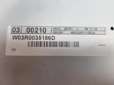 Second-hand car spare part audio system / radio cd for seat exeo st (3r5) (2009>) 2.0 tdi oem iam references 3r0035186d  3r0035186b
