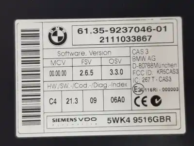 Автозапчастина б/у електронний модуль для bmw x5 (e70) xdrive30d посилання на oem iam 61359237046  9237046