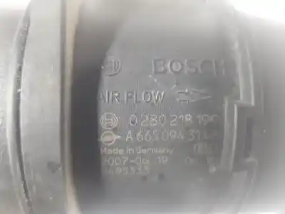 Автозапчасти б/у расходомер воздуха за ssangyong kyron 2.0 ссылки oem iam a6650943148  0280218199