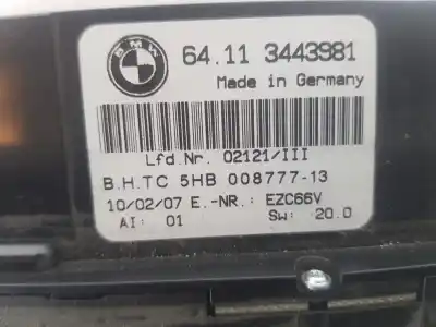 Second-hand car spare part climate control for bmw x3 (e83) 3.0 d oem iam references 64113443981  3443981