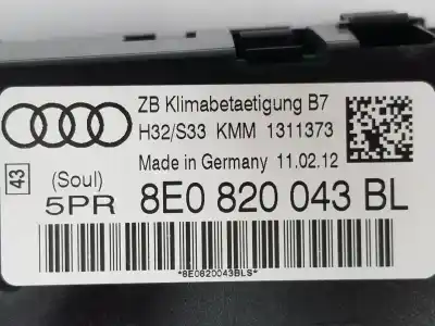 Автозапчастина б/у клімат-контроль для seat exeo st (3r5) (2009>) 2.0 tdi посилання на oem iam 8e0820043bl  8e0820043bl