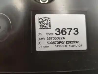 Peça sobressalente para automóvel em segunda mão quadrante por opel zafira 2.0 16v cdti referências oem iam 39203673  39203673