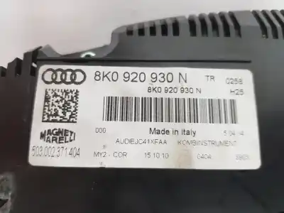Автозапчасти б/у приборная доска за audi a4 b8 (8k2) 2.0 tdi ссылки oem iam 8k0920930n  8k0920930n