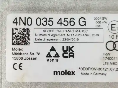 Автозапчасти б/у электронный модуль за cupra leon 1.4 tsi híbrido ссылки oem iam 4n0035456g  4n0035456g