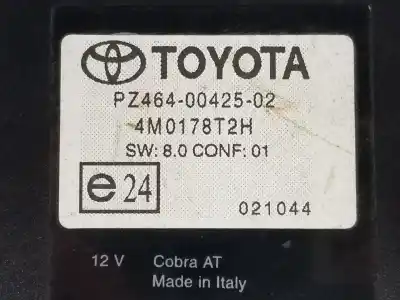 İkinci el araba yedek parçası elektronik modül için toyota land cruiser (j12) 3.0 turbodiesel oem iam referansları pz4640042502  pz4640042502