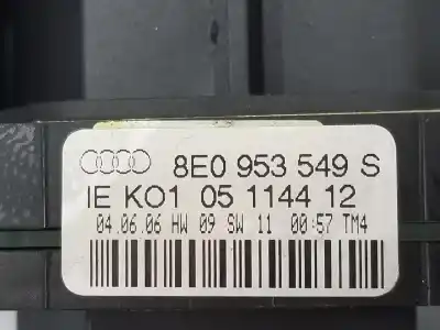 Peça sobressalente para automóvel em segunda mão comandos do volante por audi a4 avant 2.0 tdi referências oem iam 8e0953549s 8e0953549s 