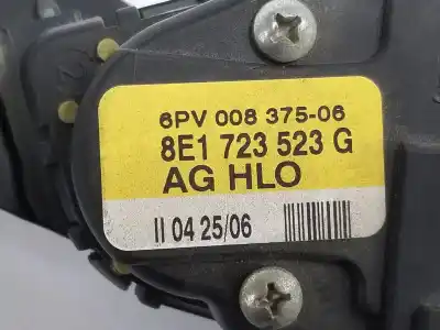 Автозапчастина б/у педальний потенціометр для audi a4 b7 avant (8ed) 2.0 tdi 16v посилання на oem iam 8e1723523g  8e1723523g