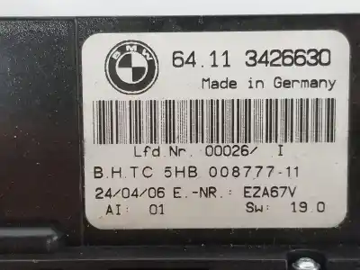 Second-hand car spare part climate control for bmw x3 (e83) 3.0 d oem iam references 64113426630  64113443981
