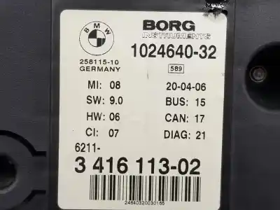 Peça sobressalente para automóvel em segunda mão quadrante por bmw x3 (e83) 3.0 d referências oem iam 62113416113  62103451581