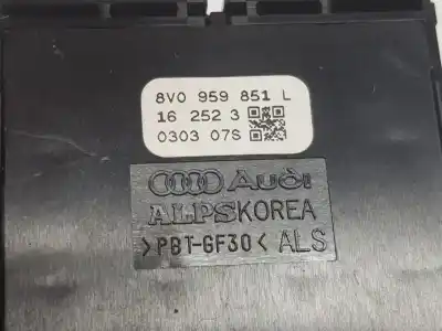 Second-hand car spare part left front power window switch for audi a3 1.4 16v tfsi oem iam references 8v0959851l  8v0959851l