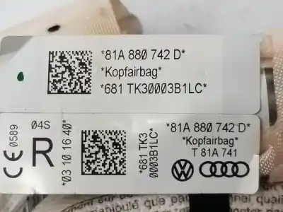İkinci el araba yedek parçası ön sag perde hava yastigi için audi q2 1.6 tdi oem iam referansları 81a880742d 81a880742d 1141cb 