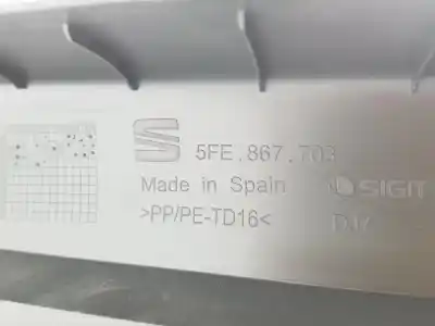 Second-hand car spare part tailgate trim for cupra leon 2.0 tsi oem iam references 5fe867601g  5fe867601g