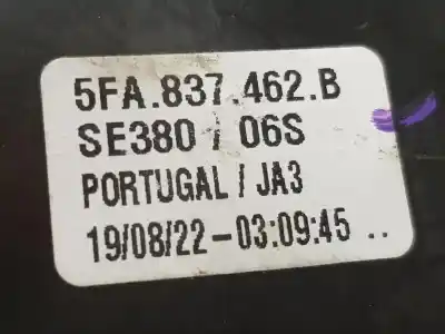 Second-hand car spare part passenger side right window regulator for cupra leon 2.0 tsi oem iam references 5fa837462b  5fa837462b