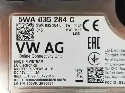 Second-hand car spare part electronic module for cupra leon 2.0 tsi oem iam references 5wa035284c  5wa035284c