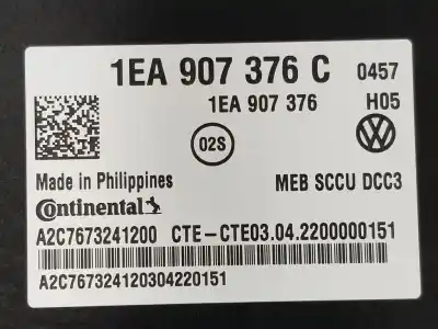 Second-hand car spare part electronic module for cupra leon 2.0 tsi oem iam references 1ea907376c  1ea907376c