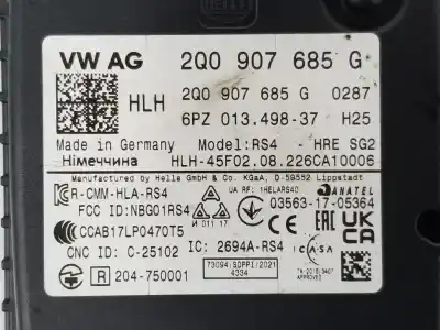 Second-hand car spare part electronic module for cupra leon 2.0 tsi oem iam references 2q0907685g  2q0907685g