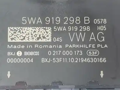 Peça sobressalente para automóvel em segunda mão módulo eletrônico por cupra leon 2.0 tsi referências oem iam 5wa919298b  5wa919298b