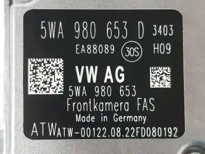 Second-hand car spare part camera for cupra leon 2.0 tsi oem iam references 5wa980653d  5wa980653d