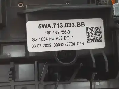 Peça sobressalente para automóvel em segunda mão alavanca de velocidades por cupra leon 2.0 tsi referências oem iam 5wa713033bb 5wa713033bb 