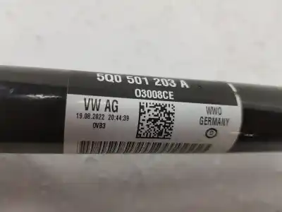 Second-hand car spare part rear left transmission for cupra leon 2.0 tsi oem iam references 5q0501203a  5q0501203a