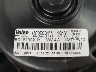 Автозапчасти б/у нагревательный вентилятор за cupra leon 2.0 tdi ссылки oem iam 5wb819015a  5wb819015a