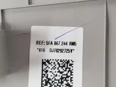 Peça sobressalente para automóvel em segunda mão moldagem por cupra leon 2.0 tdi referências oem iam 5fa867244  5fa867244