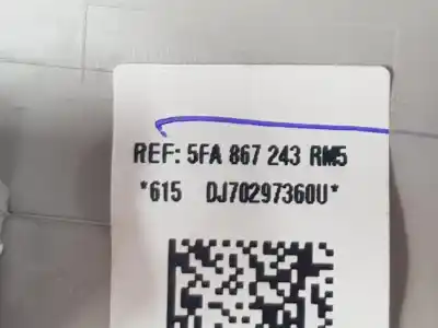 Peça sobressalente para automóvel em segunda mão moldagem por cupra leon 2.0 tdi referências oem iam 5fa867243  5fa867243