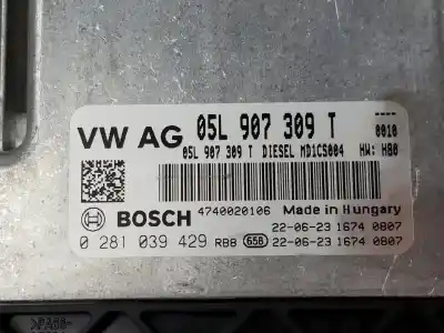 Автозапчасти б/у блок управления двигателем за volkswagen passat variant 2.0 tdi ссылки oem iam 05l907309t  05l907309t