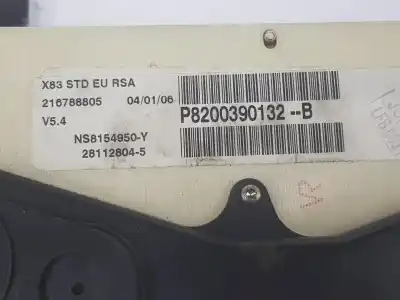 Peça sobressalente para automóvel em segunda mão quadrante por renault trafic combi (ab 4.01) 1.9 diesel referências oem iam 8200390132b  8200390132b