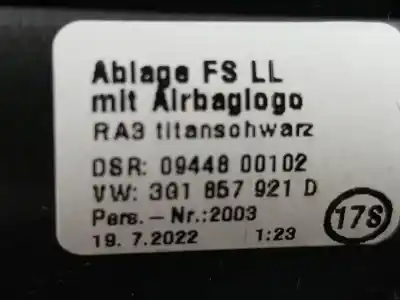 Автозапчасти б/у бардачок за volkswagen passat variant (cb5) business ссылки oem iam 3g1857921d