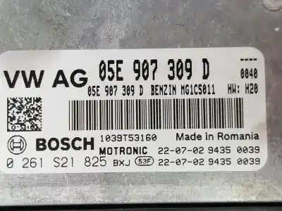 Second-hand car spare part ecu engine control for cupra sin definir sin definir oem iam references 05e907309d  05e907309d
