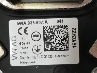 Pezzo di ricambio per auto di seconda mano antenna per cupra formentor dpca riferimenti oem iam 5wa035507a  5wa035507a