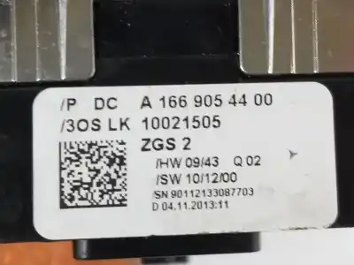 Peça sobressalente para automóvel em segunda mão botão / interruptor elevador vidro dianteiro esquerdo por clase c clase a 2.1 cdi referências oem iam a1669054400