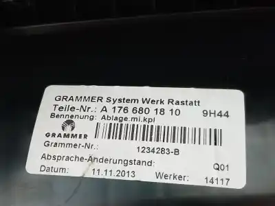 İkinci el araba yedek parçası ORTA KOLTUK için CLASE C CLASE A  OEM IAM referansları A1766801350  A2466800019