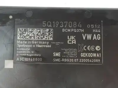 Автозапчасти б/у электронный модуль за audi q3 sportback (f3n) 45 tfsi e ссылки oem iam 5q1937084  5q1937084