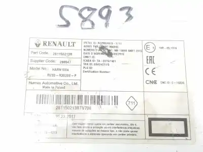 Pezzo di ricambio per auto di seconda mano impianto audio / radio cd per mercedes-benz citan (w415) combi 1.5 cdi cat riferimenti oem iam a4159064100 a4159064100 