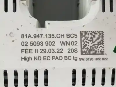 Автозапчасти б/у внутренний свет за audi q2 (gab) 2.0 16v tdi ссылки oem iam 81a947135ch  81a947135ch