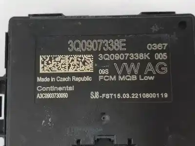 Автозапчастина б/у електронний модуль для audi q2 (gab) 2.0 16v tdi посилання на oem iam 3q0907338e  3q0907338e