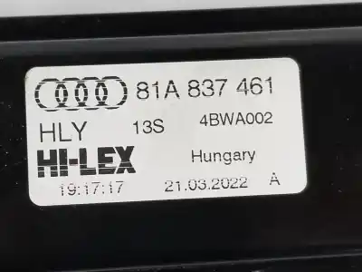Автозапчасти б/у регулятор стекла переднего левого за audi q2 (gab) 2.0 16v tdi ссылки oem iam 81a837461  81a837461