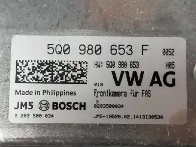 Peça sobressalente para automóvel em segunda mão câmara por seat leon (5f1) 1.2 tsi referências oem iam 5q0980653f  5q0980653f