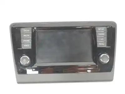 Second-hand car spare part multifunction display for skoda rapid 1.2 tsi oem iam references 5ja919604b
