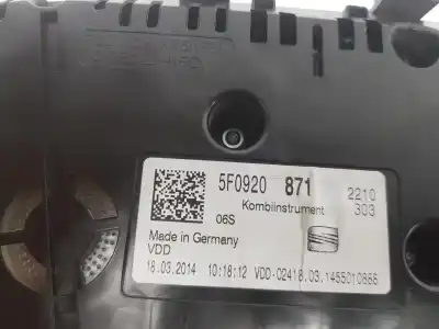 Peça sobressalente para automóvel em segunda mão quadrante por seat leon (5f1) 1.2 tsi referências oem iam 5f0920871  5f0920871