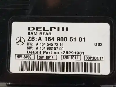 Pièce détachée automobile d'occasion module électronique pour mercedes-benz clase m 6.2 v8 références oem iam a1649005101 a1649005101 