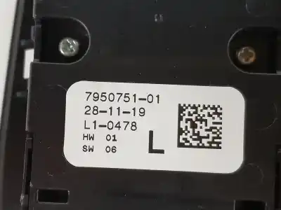 Gebrauchtes Autoersatzteil fensterschalter vorne links zum bmw serie 1 lim. (f20/f21) 1.5 12v turbodiesel oem-iam-referenzen 61317950751  7950751