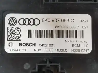 Автозапчасти б/у электронный модуль за audi a5 (8t3) 2.7 tdi ссылки oem iam 8k0907063c  8k0907063c